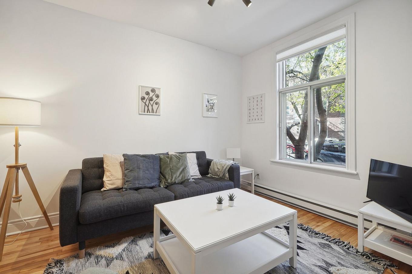 Living room - 5305 Rue Marquette, Montréal (Le Plateau-Mont-Royal), QC - Indoor Photo Showing Living Room
