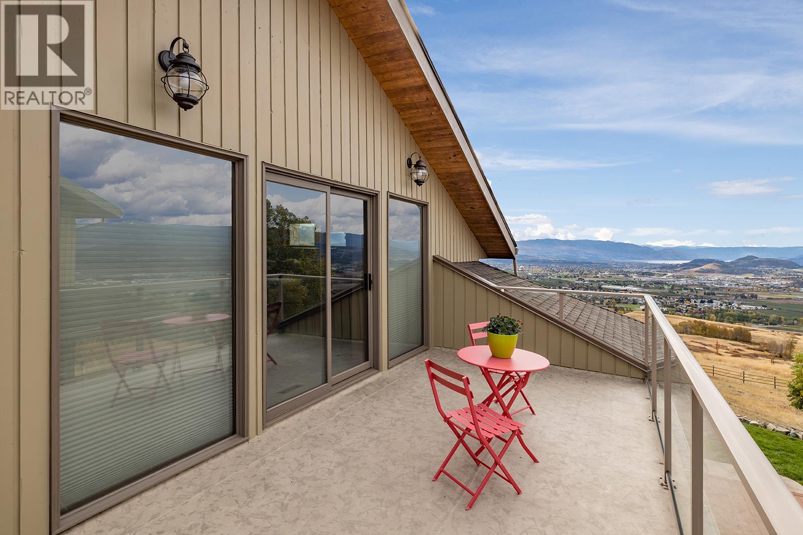 Master suite Deck - 5705 Upper Booth N Road, Kelowna, BC - Outdoor With Balcony With View With Exterior