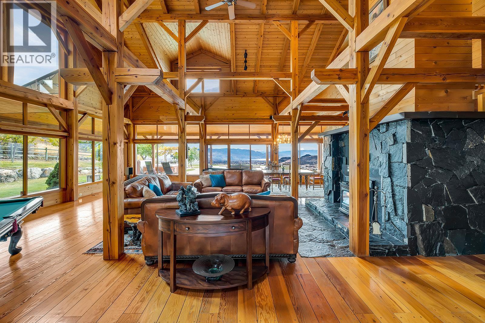 The Great Room featuring panoramic view of the Okanagan Valley - 5705 Upper Booth N Road, Kelowna, BC - Indoor