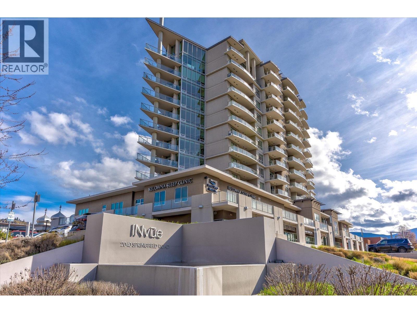 inspired by the design of a boat! - 2040 Springfield Road Unit# 401, Kelowna, BC - Outdoor With Balcony With Facade
