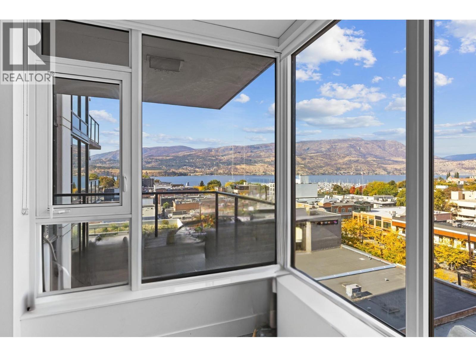 1588 Ellis Street Unit# 802, Kelowna, BC - With Body Of Water With Balcony With View With Exterior