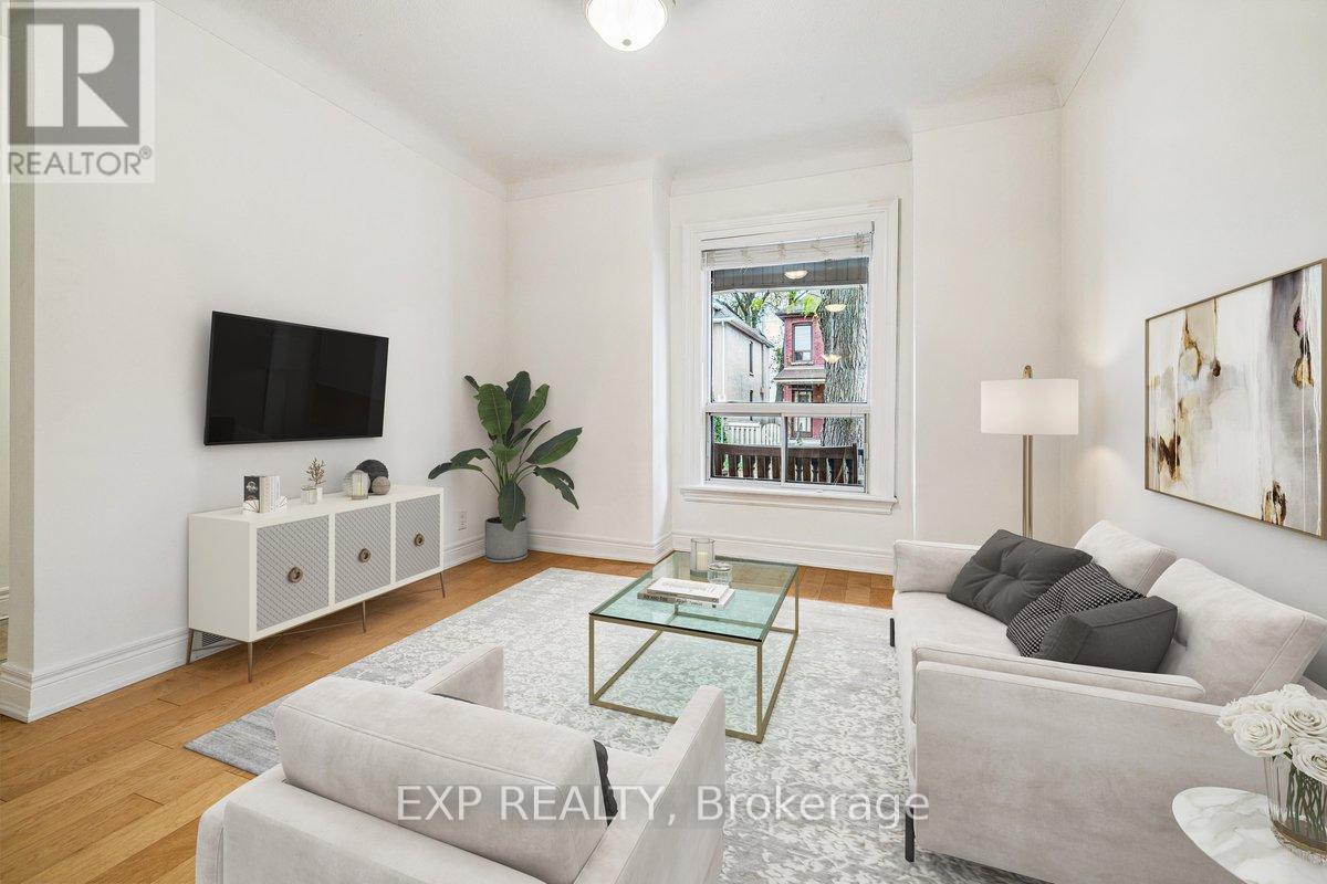 Living (Virtually Staged) - 29 Case Street, Hamilton, ON - Indoor Photo Showing Living Room