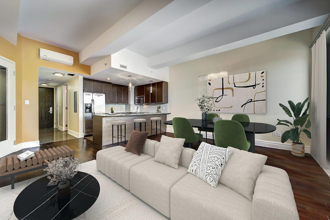 Overall view - 312-1010 Rue Ste-Catherine E., Montréal (Ville-Marie), QC - Indoor Photo Showing Living Room