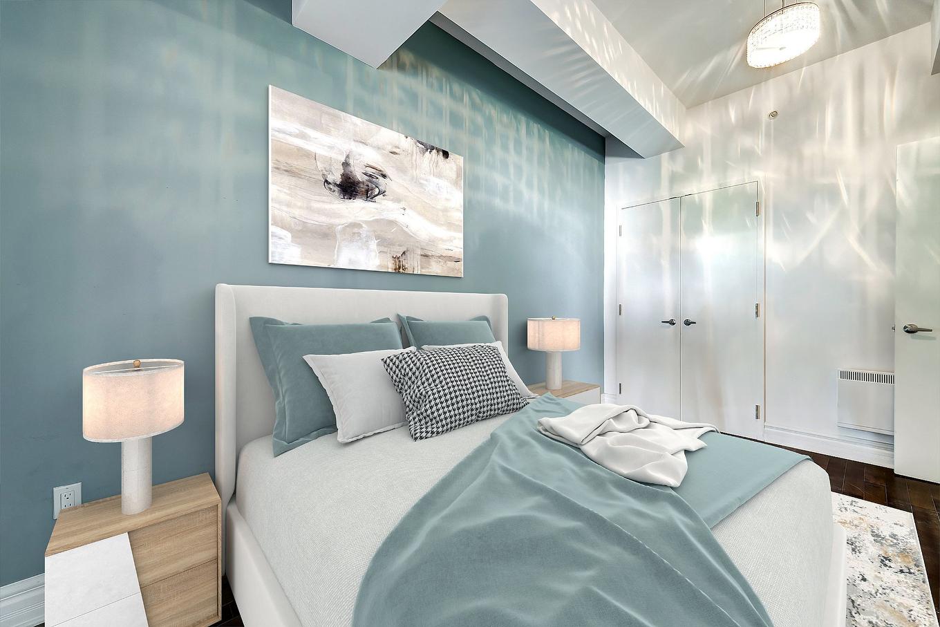 Bedroom - 312-1010 Rue Ste-Catherine E., Montréal (Ville-Marie), QC - Indoor Photo Showing Bedroom