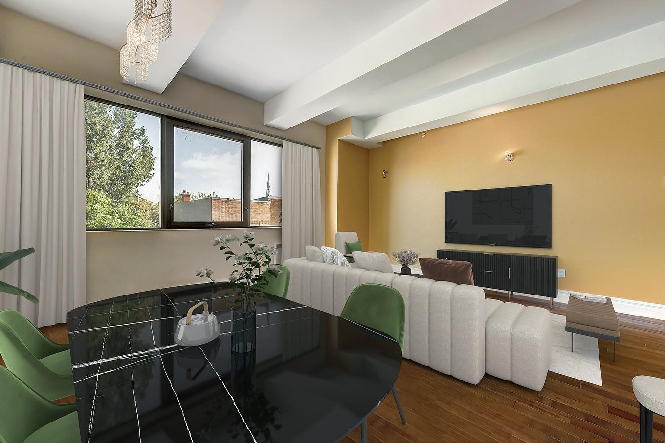 Overall view - 312-1010 Rue Ste-Catherine E., Montréal (Ville-Marie), QC - Indoor Photo Showing Living Room