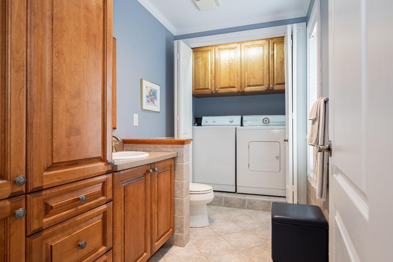 Powder room - 4402 Rue Martin-Plouffe, Laval (Chomedey), QC - Indoor Photo Showing Laundry Room