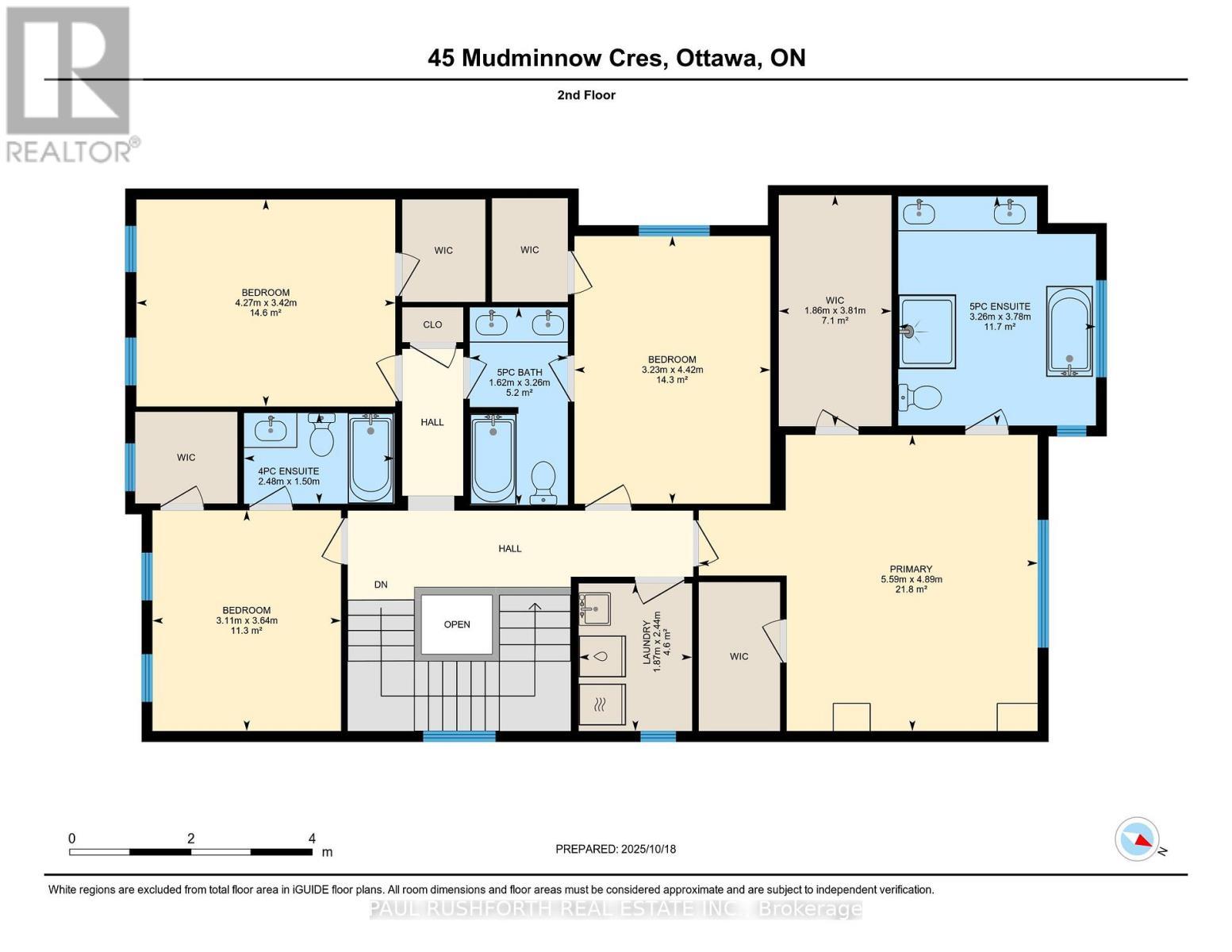 Second Floor - Floorplan - 45 Mudminnow Crescent, Ottawa, ON - Other