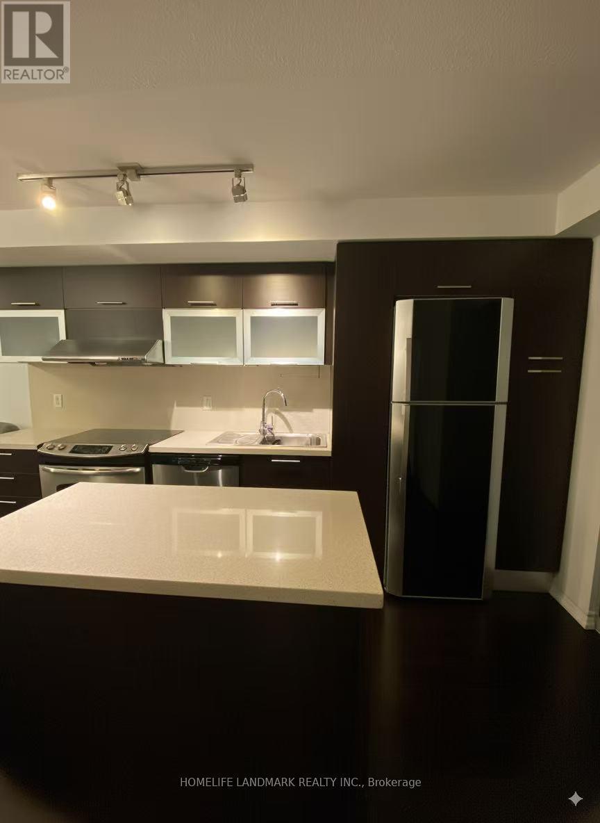 1708 - 386 Yonge Street, Toronto, ON - Indoor Photo Showing Kitchen With Double Sink