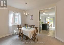 Enough space for a formal dining table -