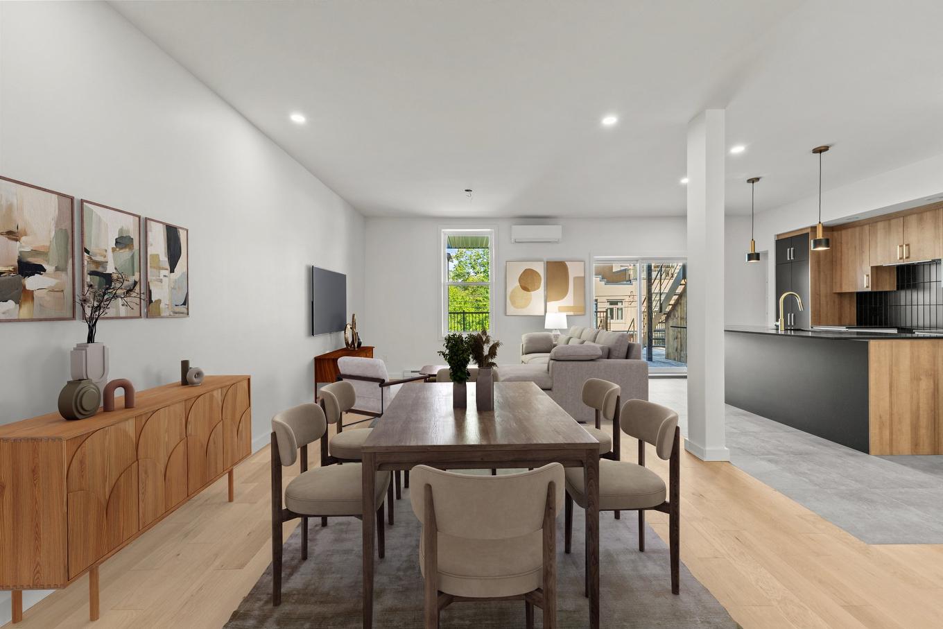 Salle à manger - 7591 Rue St-Hubert, Montréal (Villeray/Saint-Michel/Parc-Extension), QC - Indoor Photo Showing Dining Room