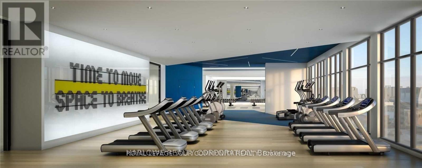 335 W - 135 Lower Sherbourne Street, Toronto, ON - Indoor Photo Showing Gym Room