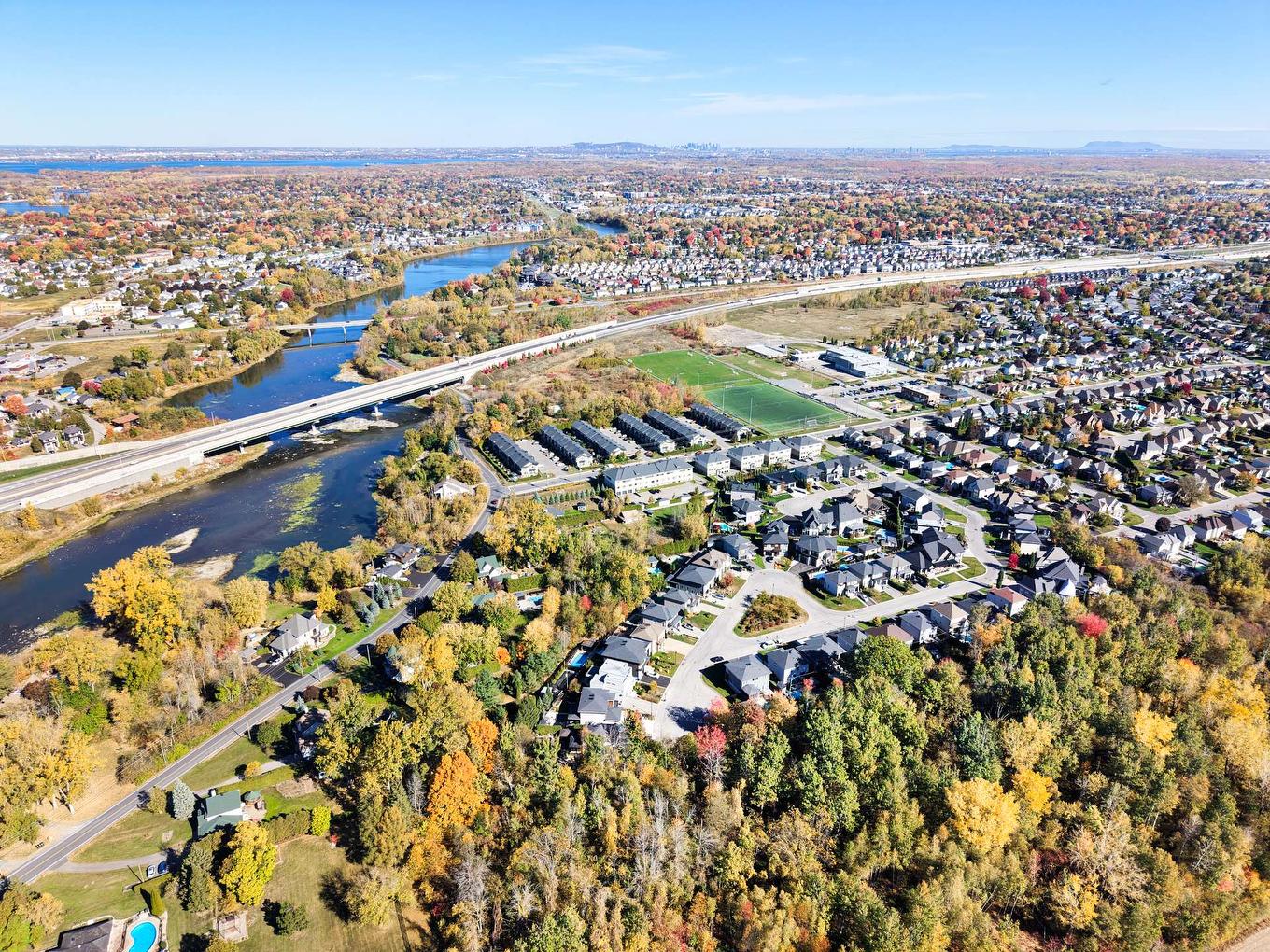 Aerial photo - 47 Rue Henri-Ladouceur, Mercier, QC - Outdoor With View