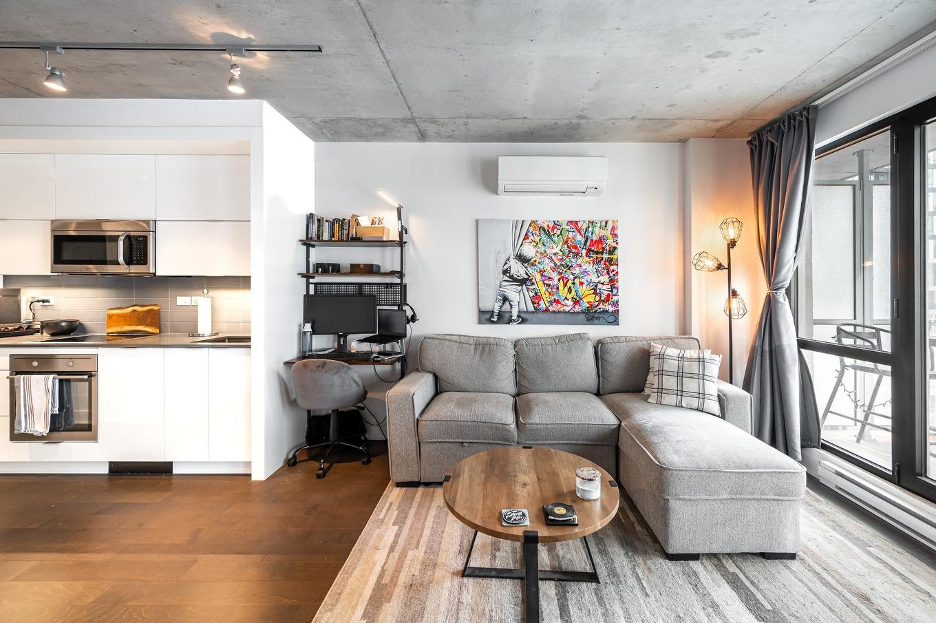 Salon - 910-705 Rue William, Montréal (Ville-Marie), QC - Indoor Photo Showing Living Room