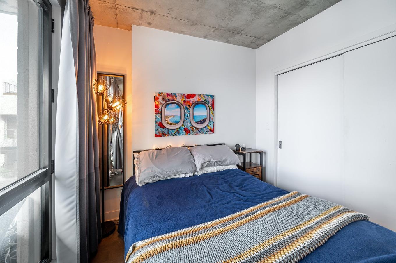 Chambre à coucher - 910-705 Rue William, Montréal (Ville-Marie), QC - Indoor Photo Showing Bedroom