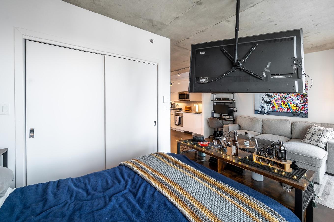 Chambre à coucher - 910-705 Rue William, Montréal (Ville-Marie), QC - Indoor