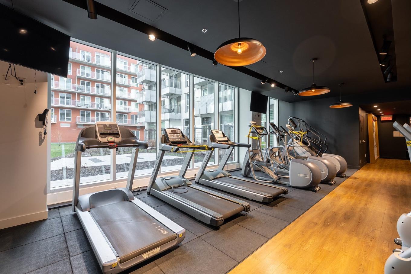 Salle d'exercice - 910-705 Rue William, Montréal (Ville-Marie), QC - Indoor Photo Showing Gym Room