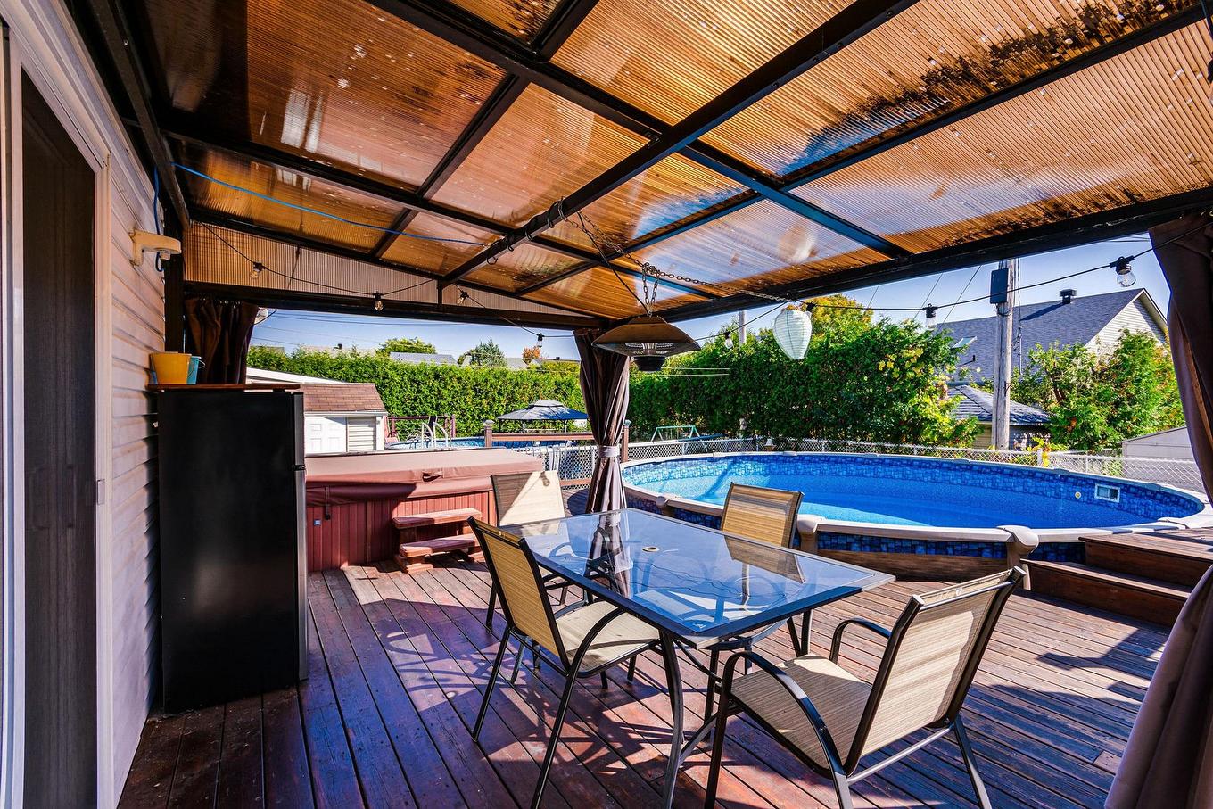 Terrasse - 185 Rue De Chalifoux, Gatineau (Gatineau), QC - Outdoor With Above Ground Pool With Exterior