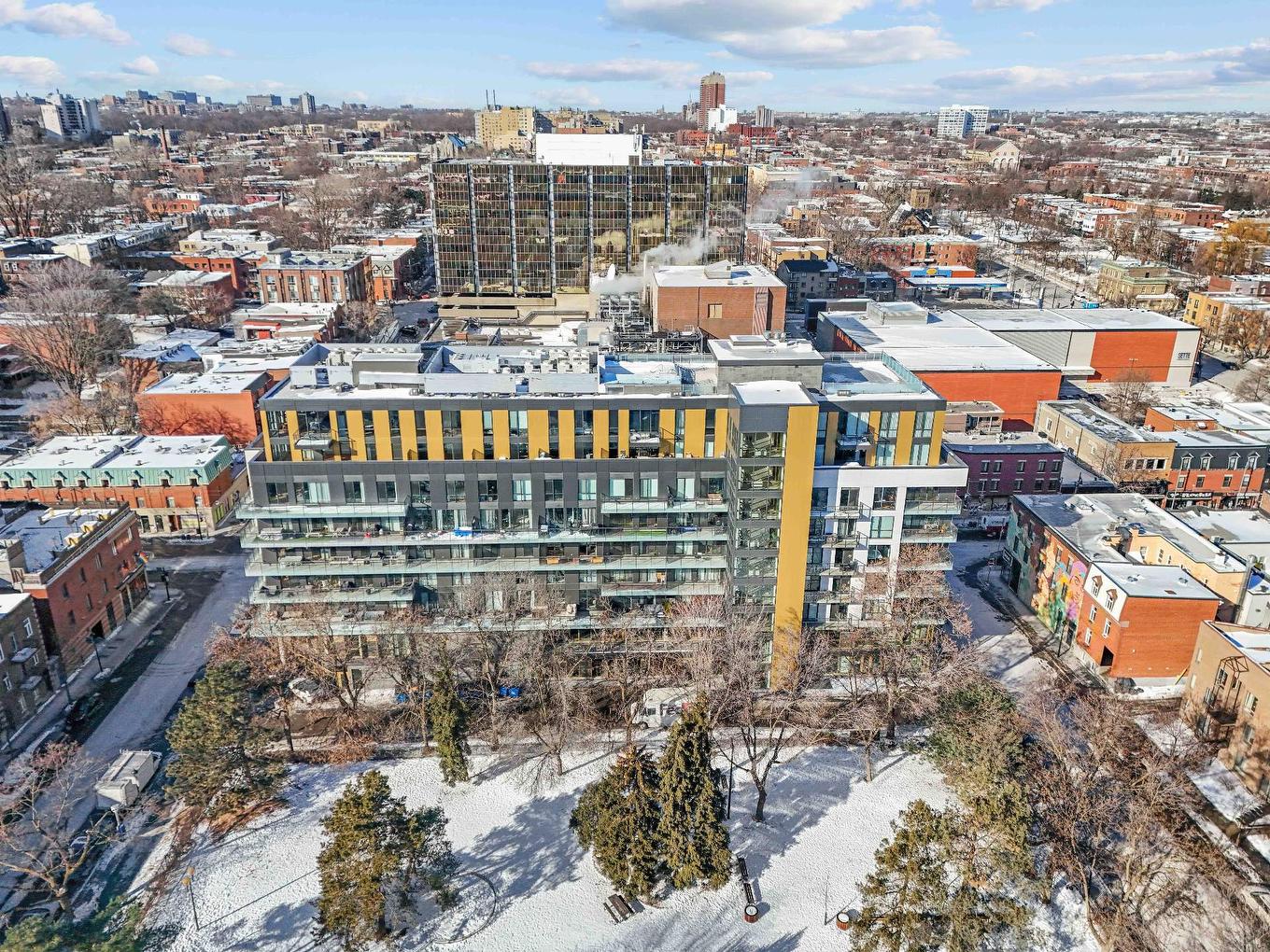 Photo aérienne - 614-1575 Rue Gareau, Montréal (Ville-Marie), QC - Outdoor With View