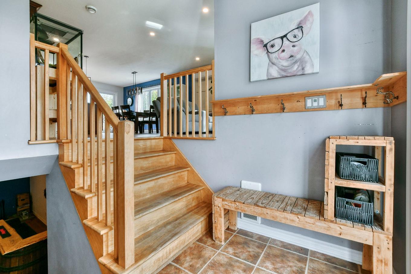 Hall - 296Z - 298Z Mtée St-Vincent, Saint-Placide, QC - Indoor Photo Showing Other Room