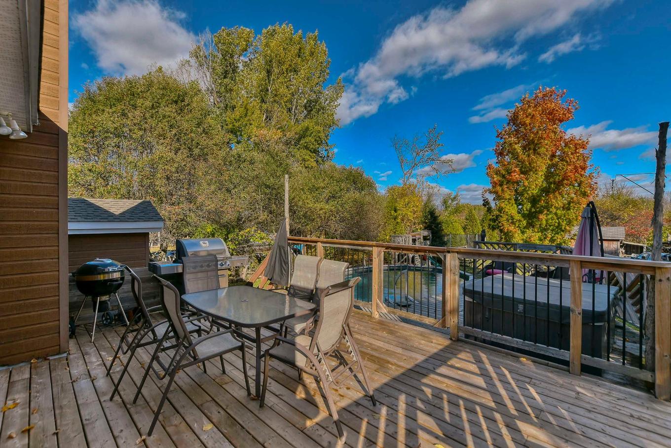 Balcony - 296Z - 298Z Mtée St-Vincent, Saint-Placide, QC - Outdoor With Deck Patio Veranda