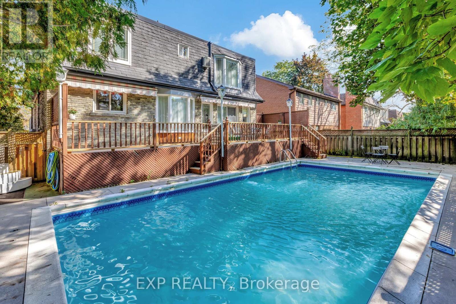 38 Tarbert Road, Toronto, ON - Outdoor With In Ground Pool With Deck Patio Veranda