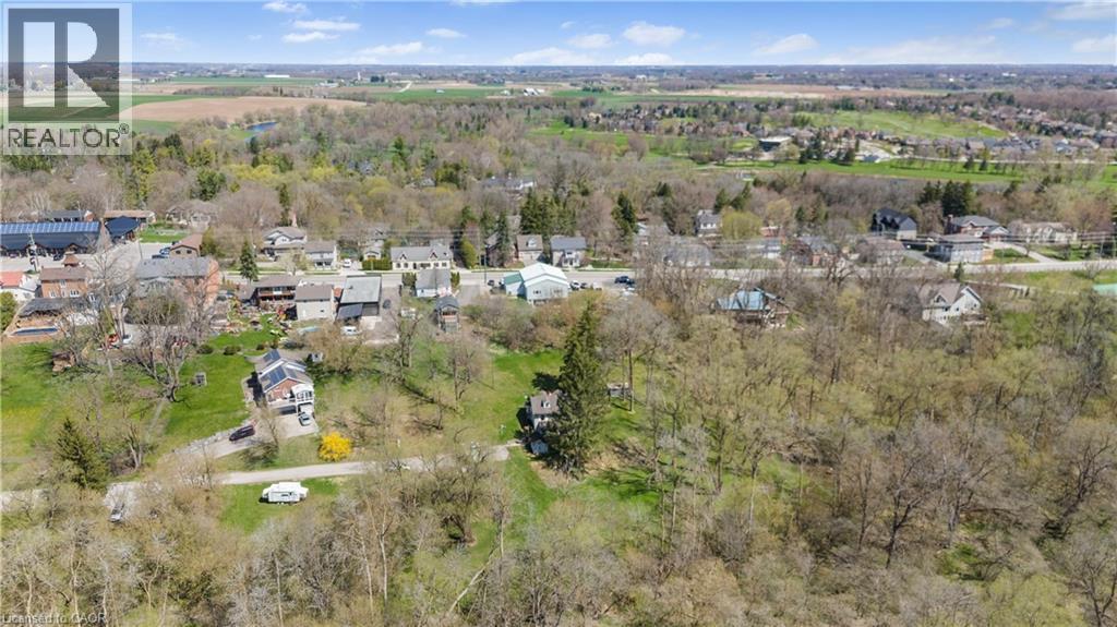 Birds eye view of property with a residential view - 36 Elgin E/S Street W, Conestogo, ON - Outdoor With View