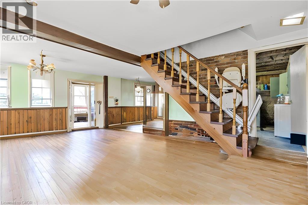 Empty Lower floor of the house Virtual Staged - 36 Elgin E/S Street W, Conestogo, ON - Indoor Photo Showing Other Room