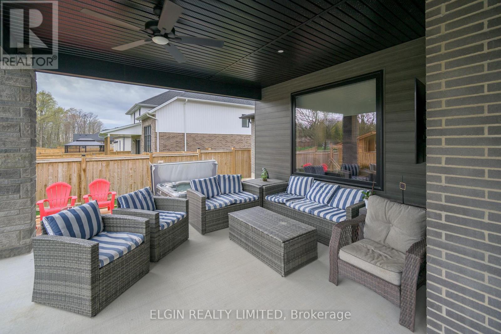 107 Optimist Drive, Southwold, ON - Outdoor With Deck Patio Veranda With Exterior