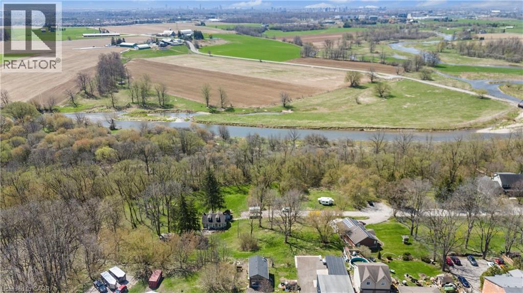 Birds eye view of property with a water view - 10 Elgin Street E, Woolwich, ON