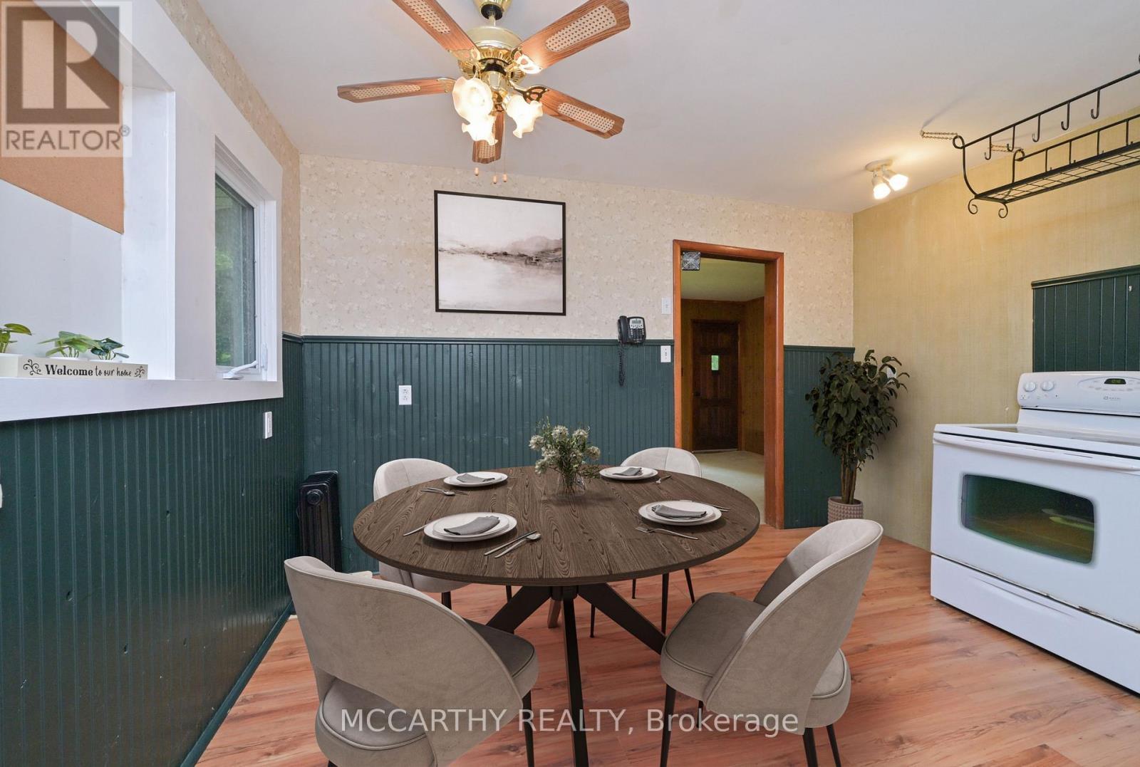 Virtually Staged - 606095 River Road, Mulmur, ON - Indoor Photo Showing Dining Room