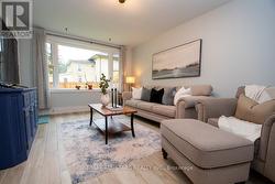 Family room off dining area -