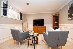 Lower level rec. room -