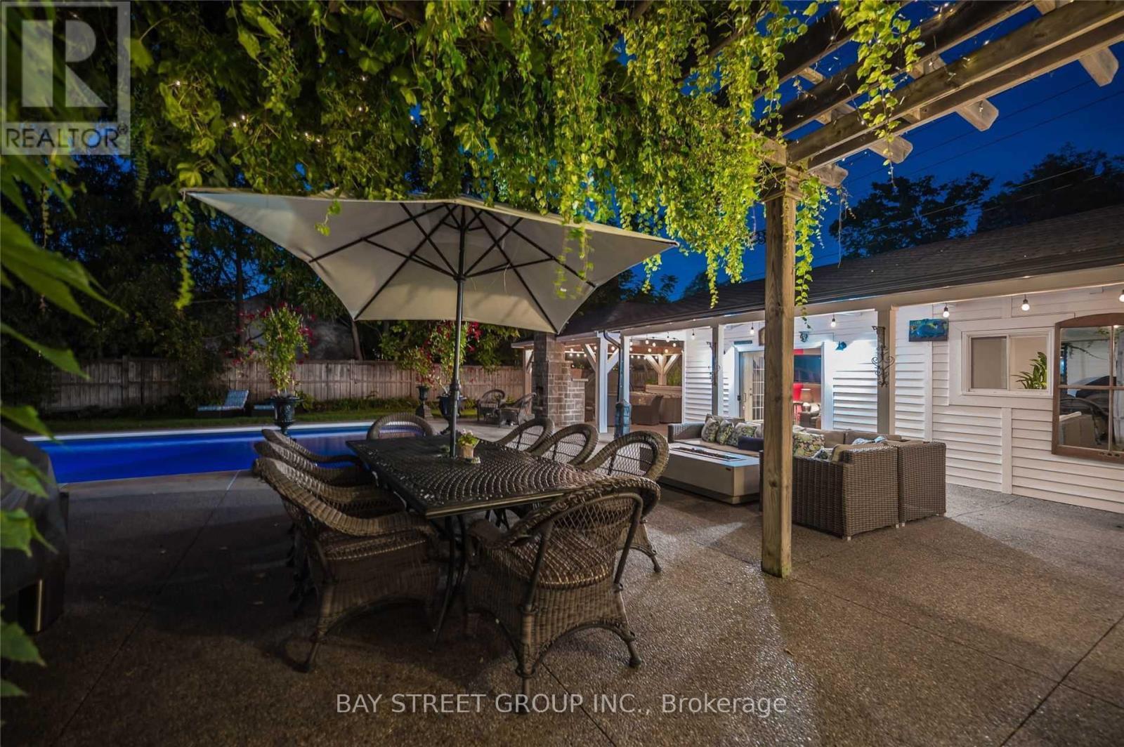 363 Lakeshore Road W, Oakville, ON - Outdoor With In Ground Pool