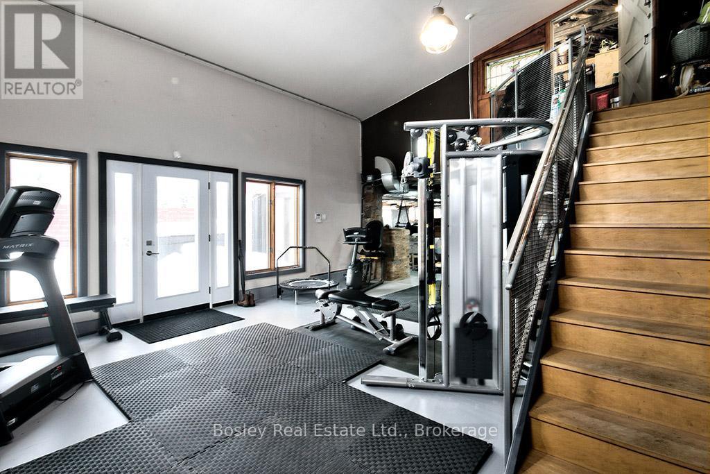 121 Old Highway 26, Meaford, ON - Indoor Photo Showing Gym Room