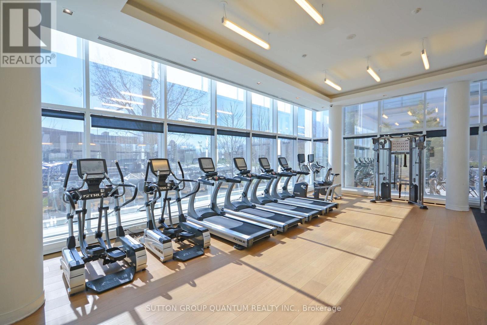 Th111 - 90 Stadium Road, Toronto, ON - Indoor Photo Showing Gym Room