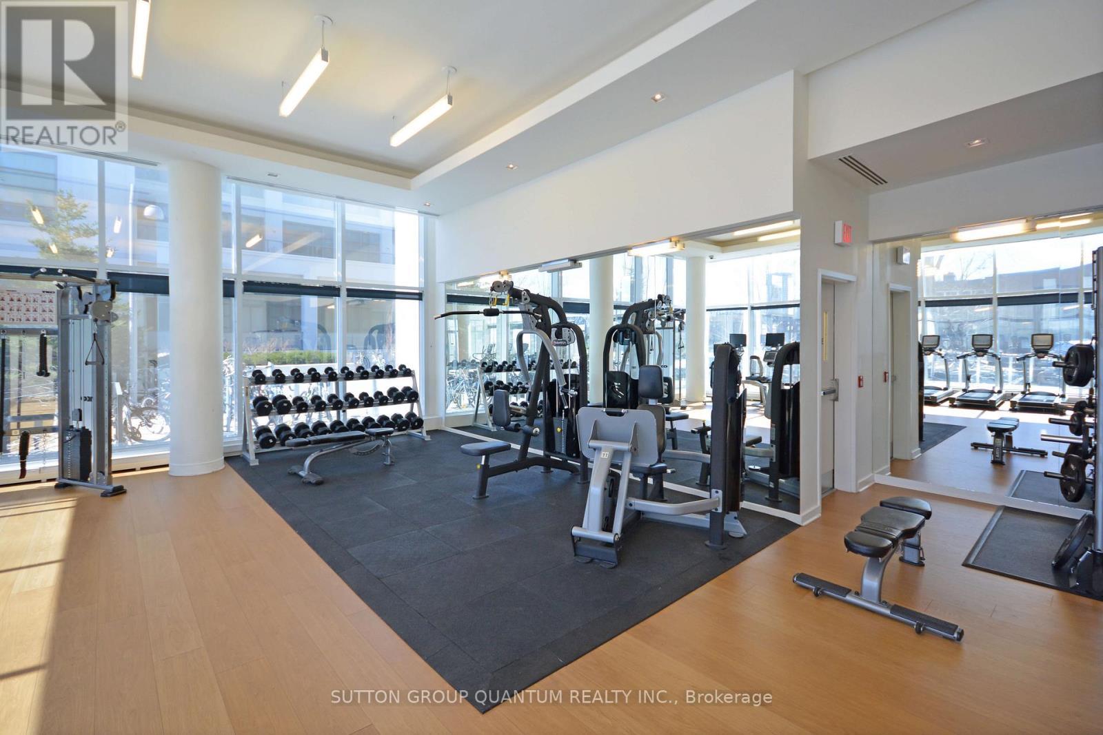 Th111 - 90 Stadium Road, Toronto, ON - Indoor Photo Showing Gym Room