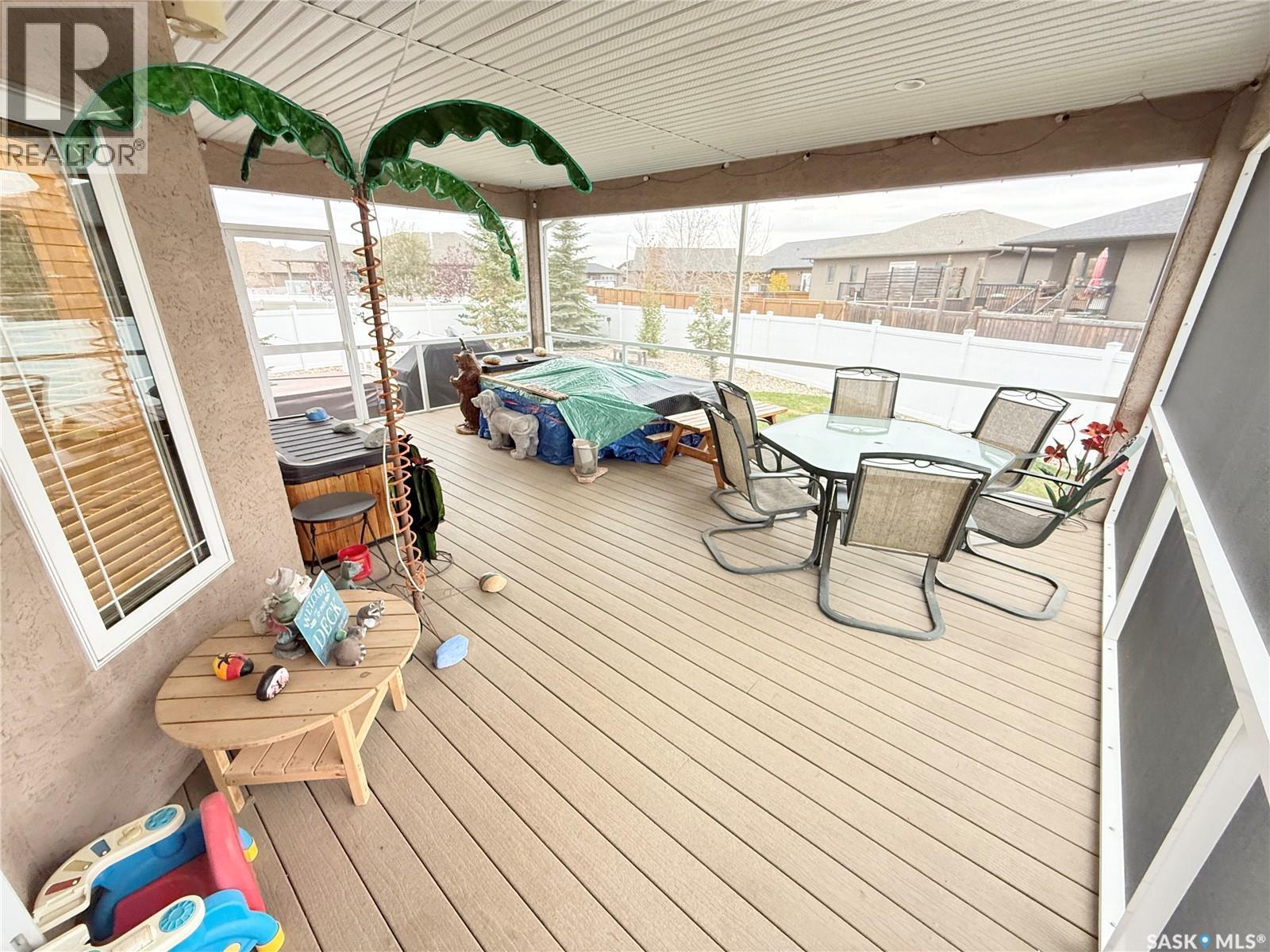 1845 Gordon Miles Place, Weyburn, SK - Outdoor With Deck Patio Veranda With Exterior