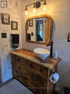 LIVE EDGE WITH EPOXY VANITY COUNTER -