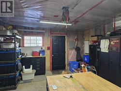 INSULATED MAN CAVE WITH PELLET STOVE & WINDOW AC -