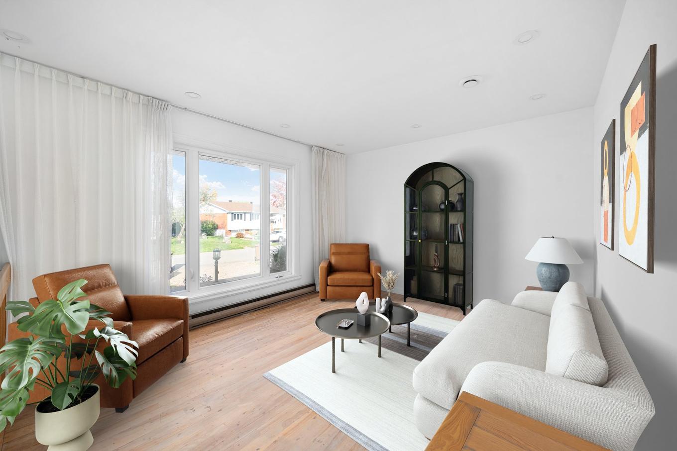 Living room - 277 Rue Massey, Châteauguay, QC - Indoor Photo Showing Living Room