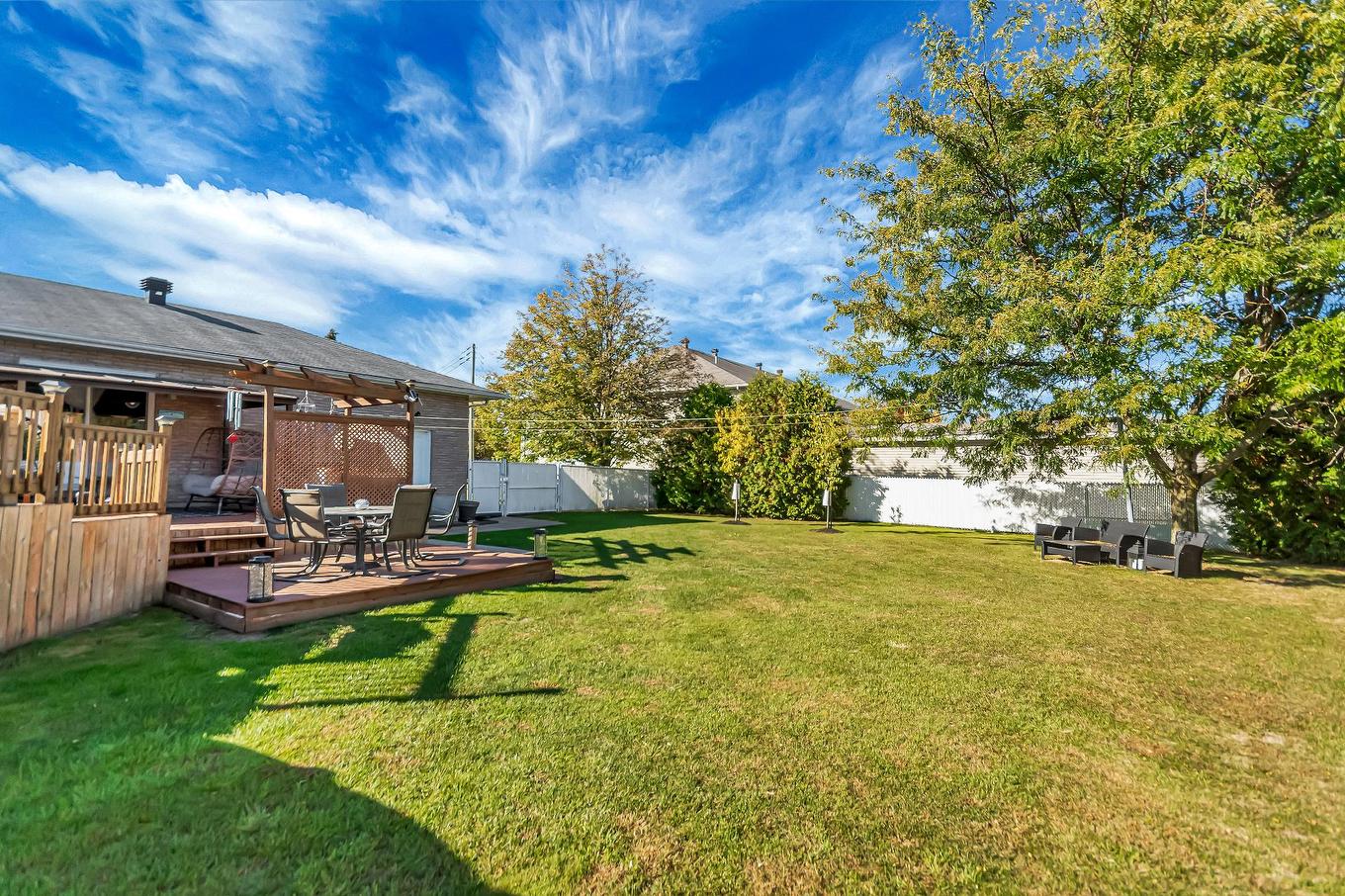 Backyard - 475 Rue Grégoire, Saint-Michel, QC - Outdoor