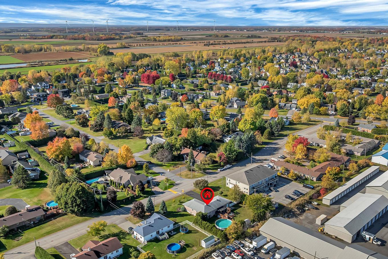 Aerial photo - 475 Rue Grégoire, Saint-Michel, QC - Outdoor With View