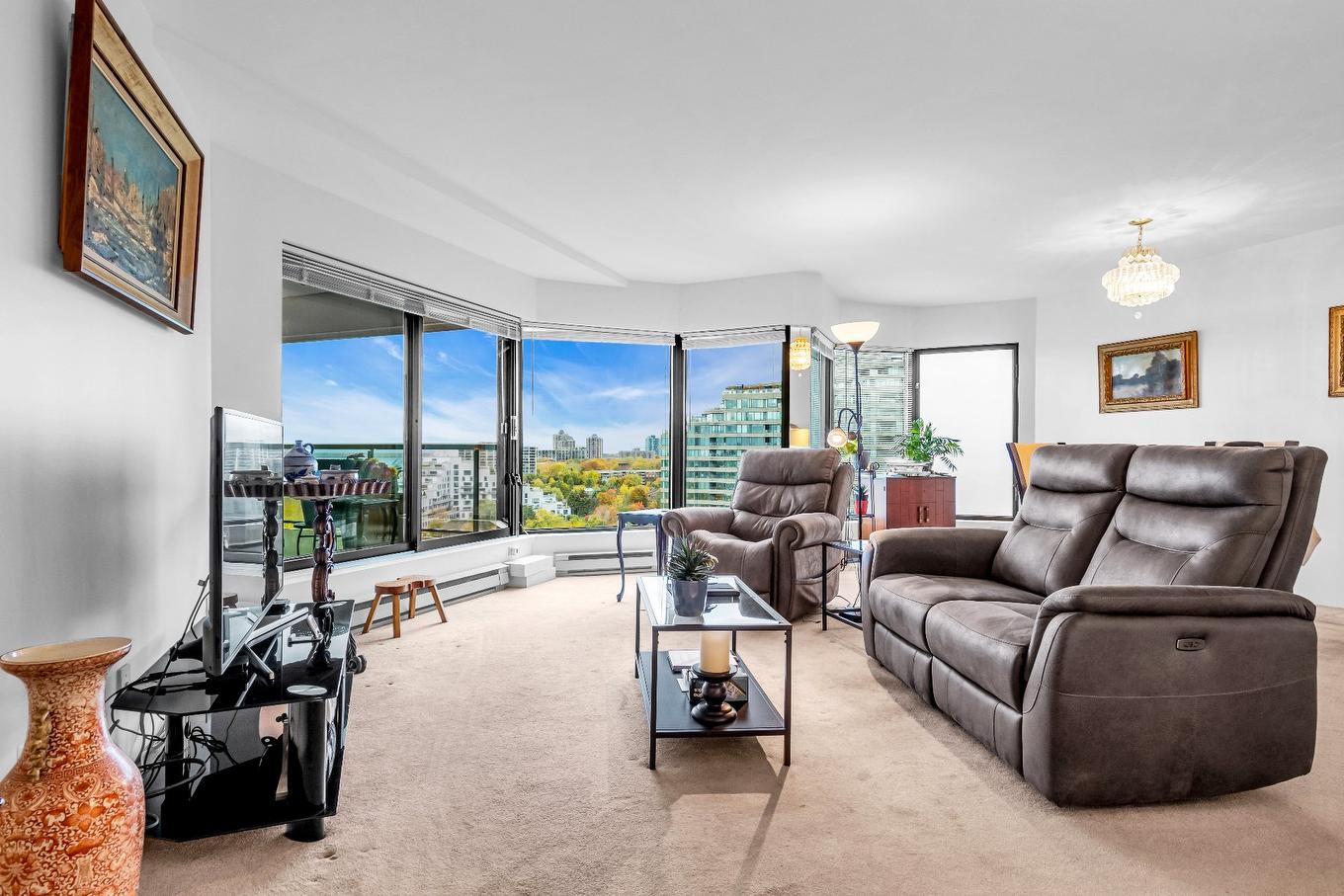 Salon - 1208-80 Rue Berlioz, Montréal (Verdun/Île-Des-Soeurs), QC - Indoor Photo Showing Living Room