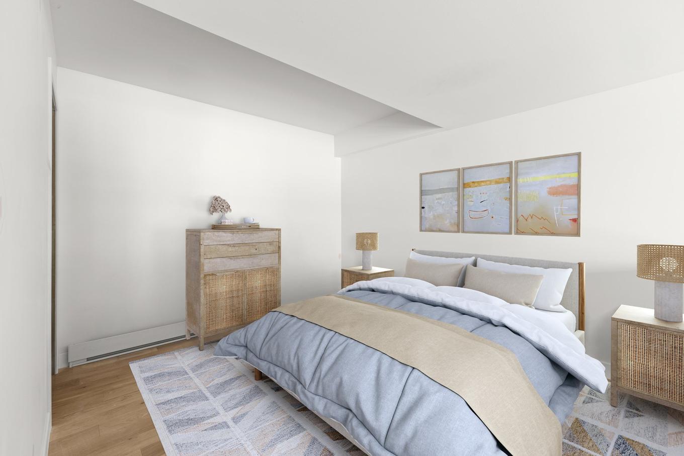 Chambre à coucher principale - 7592 Rue St-André, Montréal (Villeray/Saint-Michel/Parc-Extension), QC - Indoor Photo Showing Bedroom