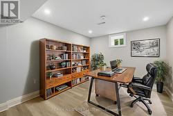 Virtually staged basement -