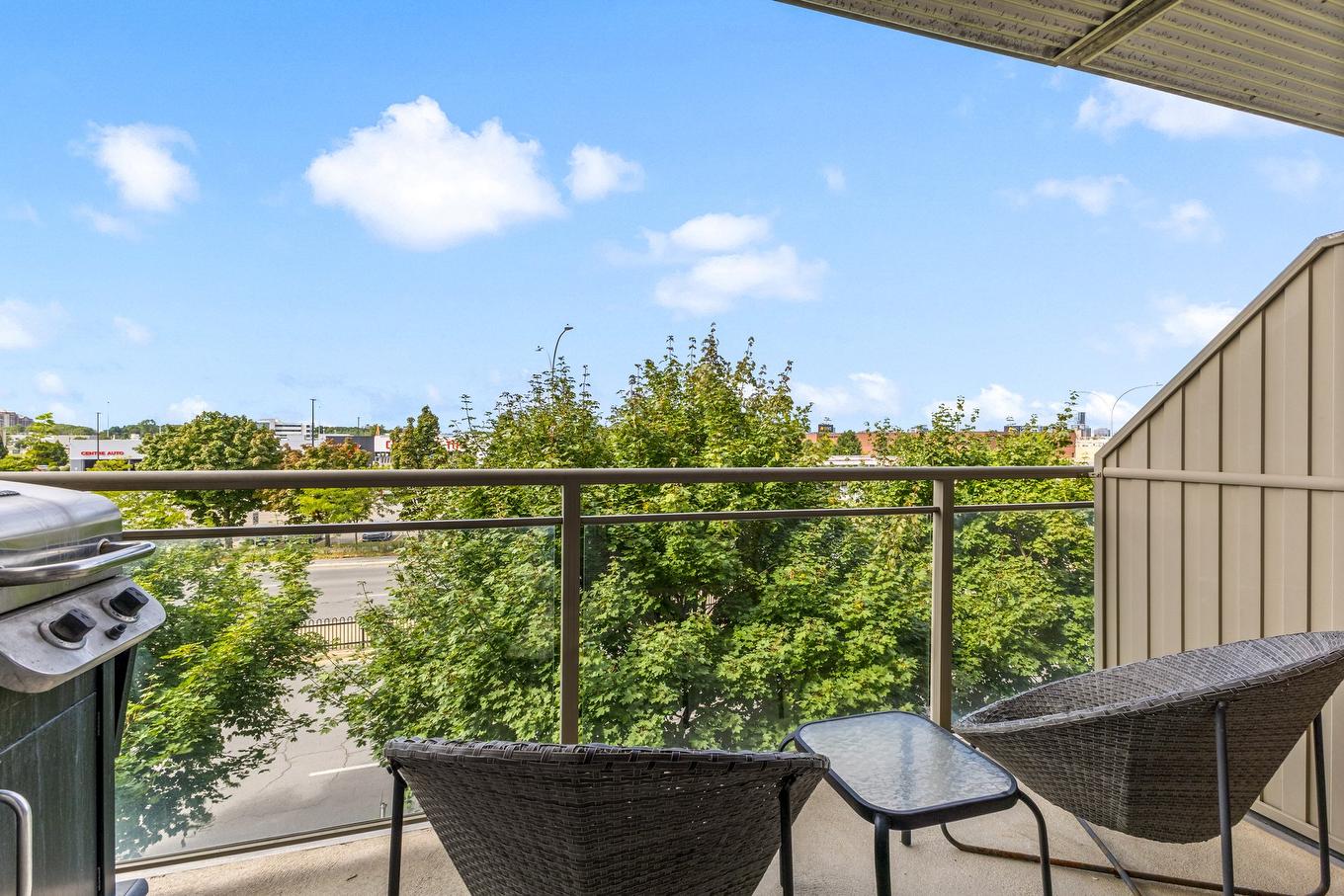 Balcon - 301-1445 Boul. Le Corbusier, Laval (Laval-Des-Rapides), QC - Outdoor With Balcony With Exterior