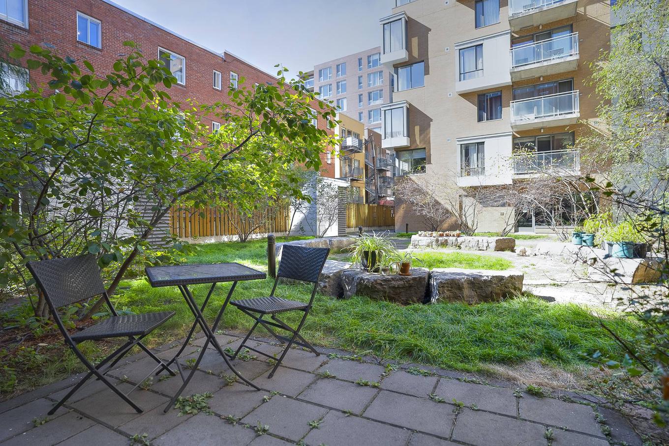 Patio - 107-1248 Av. De L'Hôtel-De-Ville, Montréal (Ville-Marie), QC - Outdoor