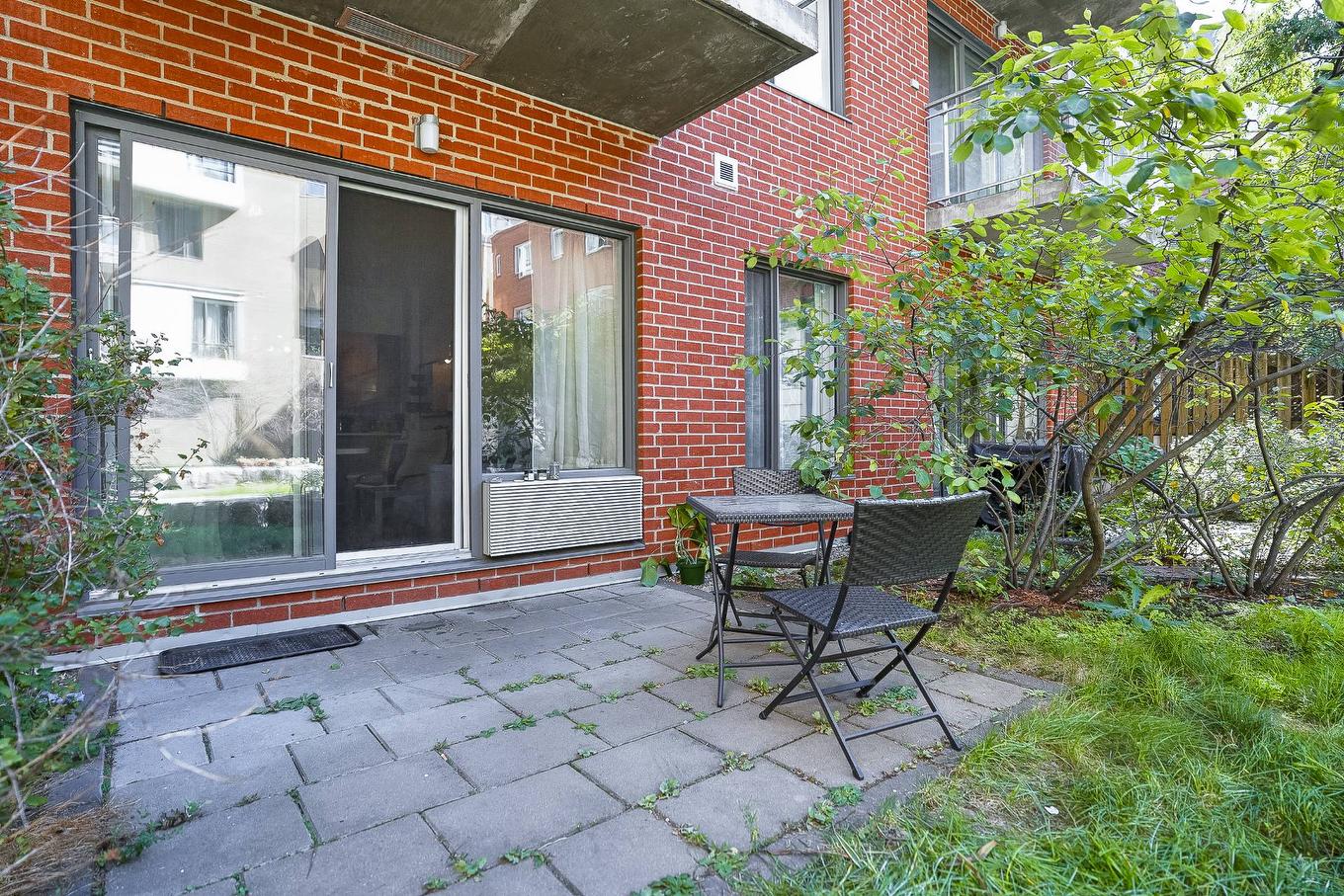 Patio - 107-1248 Av. De L'Hôtel-De-Ville, Montréal (Ville-Marie), QC - Outdoor