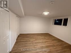 Spacious basement bedroom with his/hers closets -