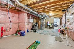 Insulated and unfinished. Loads of storage. -